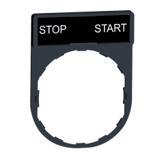 Porte etiquettes STOP-START photo du produit