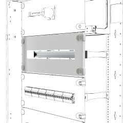 QDX PANNELLO FIN E GUIDA DIN 8 photo du produit