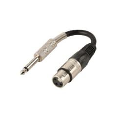 Adap XLR F/Jk 6.35 M Stér-0m15 photo du produit