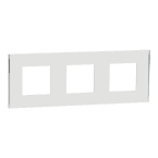 Unica D plaq blanc/argent 3P photo du produit