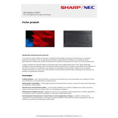 NEC MultiSync- MA551 LCD photo du produit