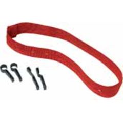 bandeau rouge elastique avec 4 photo du produit