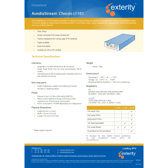 AvediaStream c1101 1-slot chas photo du produit