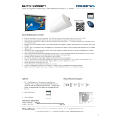 Projecta Elpro Concept en 280x photo du produit