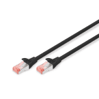 CAT 6 S-FTP LSZH 3m, noir photo du produit