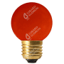 Spherical LED 1W E27 30Lm red photo du produit