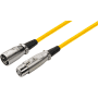 Cord aud XLR-XLR, 1 m, jaune photo du produit