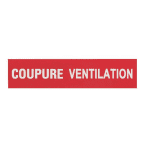 ETIQUETTE COUPURE VENTILATION photo du produit