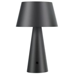 Lampe table solaire noir mat photo du produit