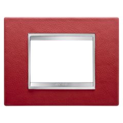 PLAQUE LUX 3P CUIR RUBIS photo du produit