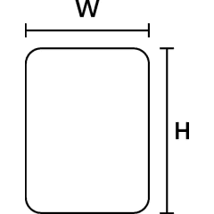 Insert blanc WPL 15X49 photo du produit