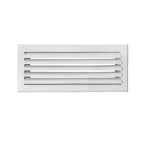 Grille lames courbes 400X150 photo du produit