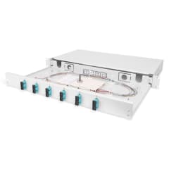 FO splice box, 1U, equipped, 6 photo du produit