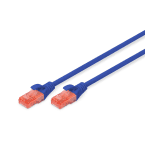 CAT 6, U-UTP, PVC, 2m, bleu photo du produit