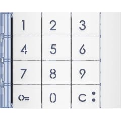 Facade clavier code Allwhite photo du produit