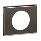 PLAQUE 1P BLACK NICKEL photo du produit