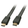 Câble HDMI High Speed plat, 2m photo du produit