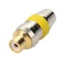 Conn RCA nickel F D 6 jaune photo du produit