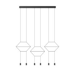 Wireflow Lineal, Suspendue, Bl photo du produit