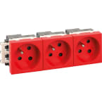 Bloc 3PC detrompees 2P+T rge photo du produit