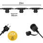 Guirlande 25M 25pcs E27 IP44 photo du produit