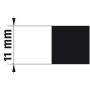 Adaptateur axe j4 11mm carré photo du produit