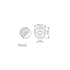 Adapta rond 50x1,5mm photo du produit