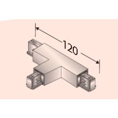 T-RAIL ACC JONCT T DROITE BK photo du produit