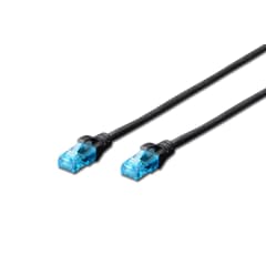 CAT 5e U-UTP PVC 2m, noir photo du produit