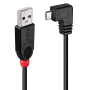 Câble USB 2.0 type A / micro-B coudé, 1m photo du produit