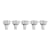 EcoPack 5x LED GU10 4.5W 827 photo du produit