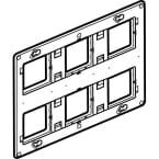 SUPPORT BATIBOX 2X6/8 MODULES photo du produit