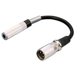 Cord aud XLR-6,35, 15 cm photo du produit