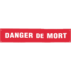 banderole danger de mort photo du produit