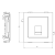 Plast.droit 1 RJ45 Coul.Alu 65 photo du produit