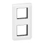 SUPPORT+PLAQUE 2X2MOD V BLANC photo du produit