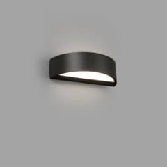 Oval Led Lampe Applique Gris F photo du produit