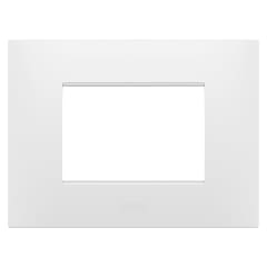 PLA EGO RECT 3P BLANC SATIN photo du produit