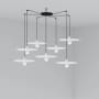 Plat Lampe Suspension Blanche photo du produit