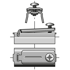 Agrafe pour tube f-2000 photo du produit