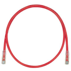 Copper Patch Cord, Cat 6, Red photo du produit