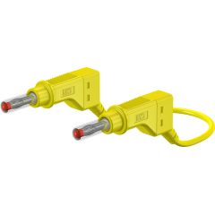 Cordon mesure 4mm 100 cm jaune photo du produit