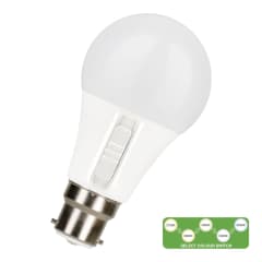 LED A60 Switch B22d 8.5W 5CCT photo du produit