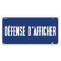 plaque alu defense d'afficher photo du produit