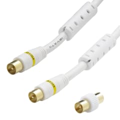 Cord TV 9.52 mm M/F - OR- 5m photo du produit