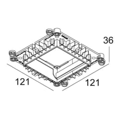 MOUNTING KIT TRIMLESS ARTUUR S photo du produit