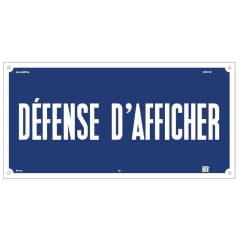 plaque alu defense d'afficher photo du produit