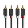 Cable audio stereo | 2x RCA M photo du produit