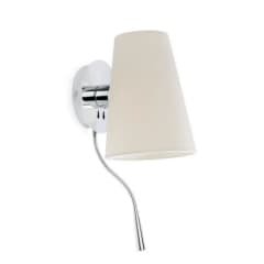 Lupe Lampe Applique Chrome Ave photo du produit