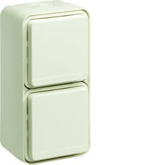 cubyko PC dble vert 2P+T blanc photo du produit